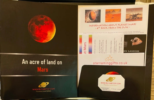 5 Acres of Land on Mars
