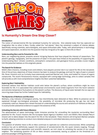 ACRE ON MARS