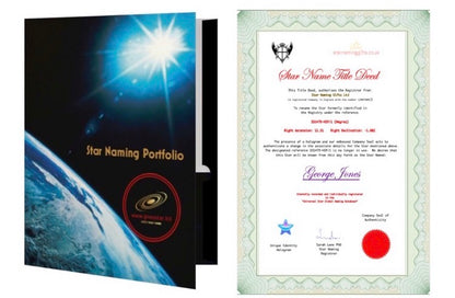 Name a Star - Standard Gift Package