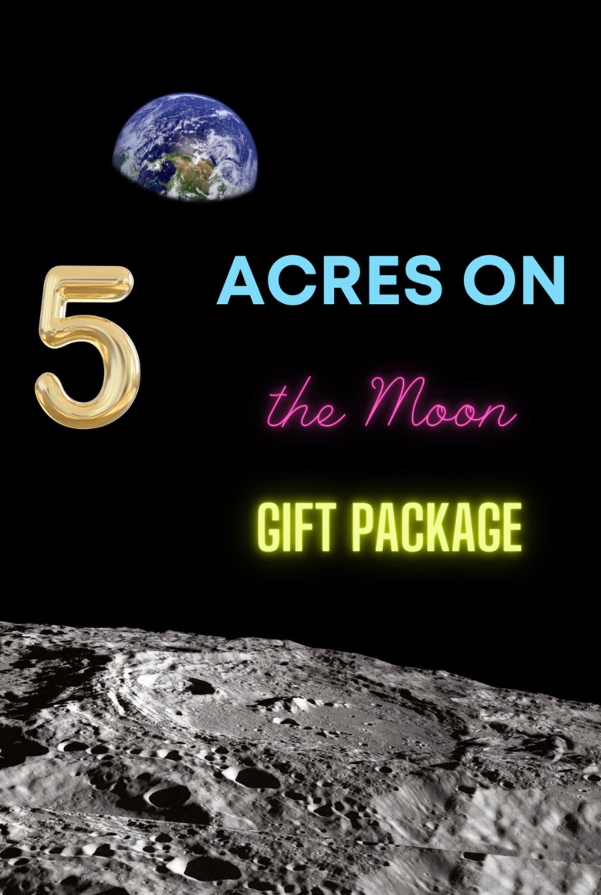 5 ACRES ON THE MOON